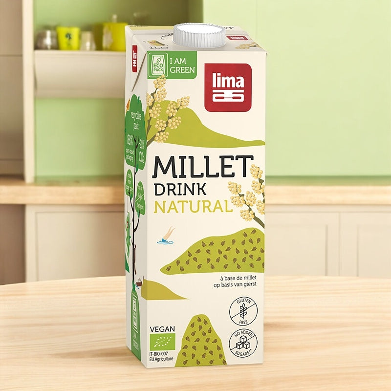 Bio-Hirse-Naturdrink - 1L - Lima