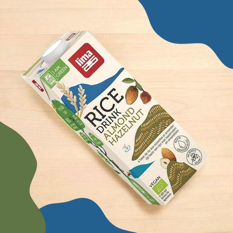 Boisson au riz avec noisettes & amandes BIO - 1l - Lima