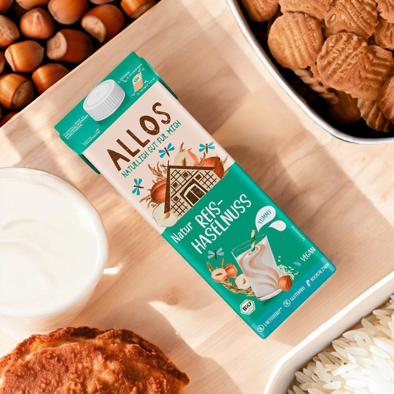 Boisson au riz noisette nature BIO - 1l - Allos