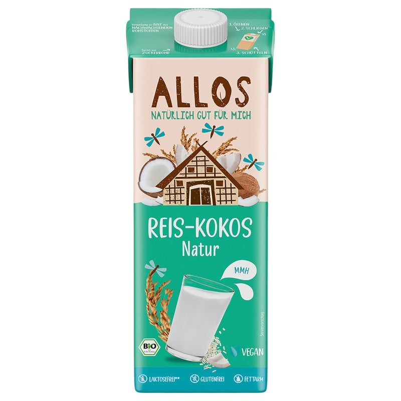 Bio-Reis-Kokosnuss-Getränk – 1 l – Allos