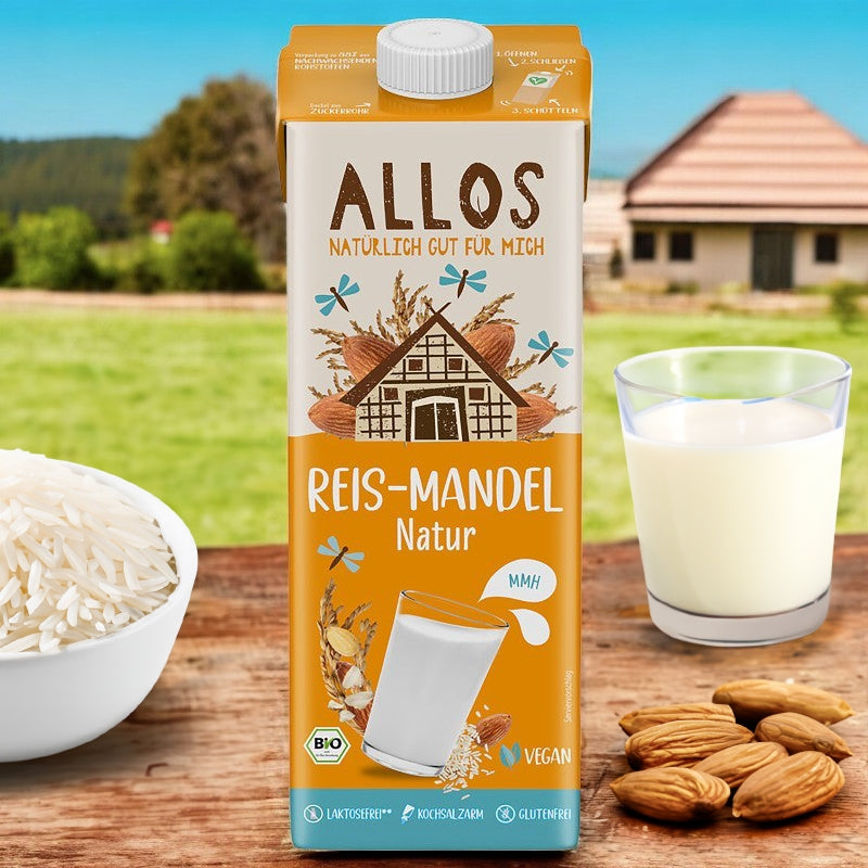 Bio-Mandel- und Reisgetränk – 1 l – Allos