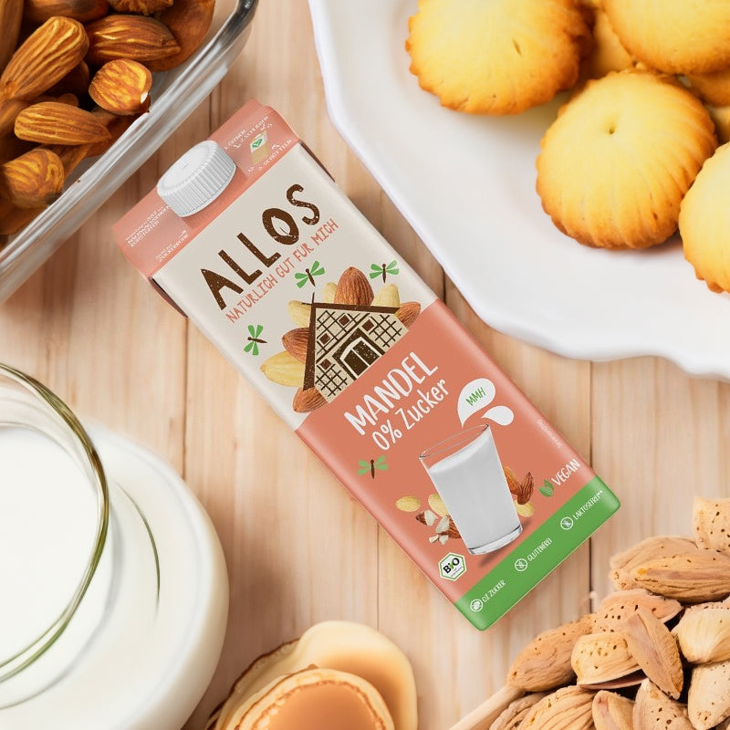 Boisson aux amandes sans sucre BIO - 1l - Allos