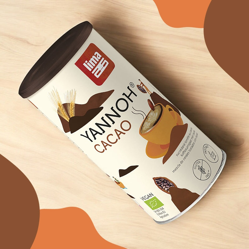 Heißgetränk aus geröstetem Getreide und Bio-Kakao – 175 g – Lima