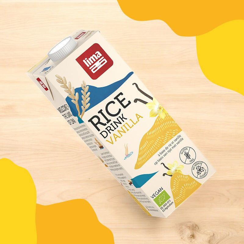 Boisson de riz avec vanille BIO - 1l - Lima