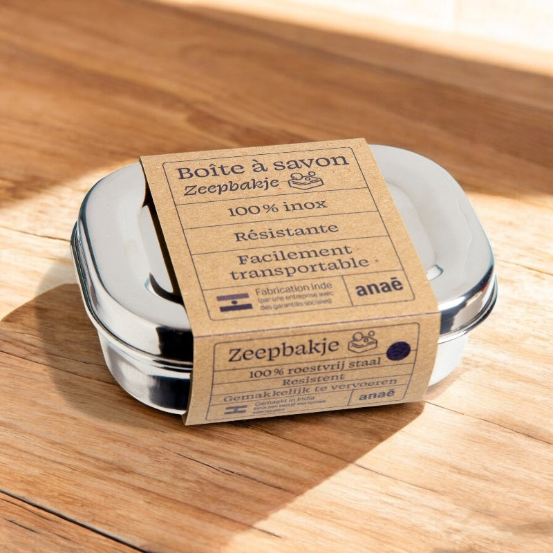 Boîte à savon en inox - Anaé