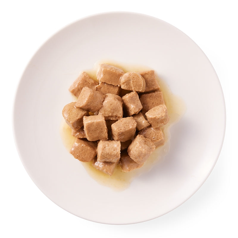 Bio-Hühnchen- und Rindfleisch-Katzenhappen in Soße – 405 g – Yarrah