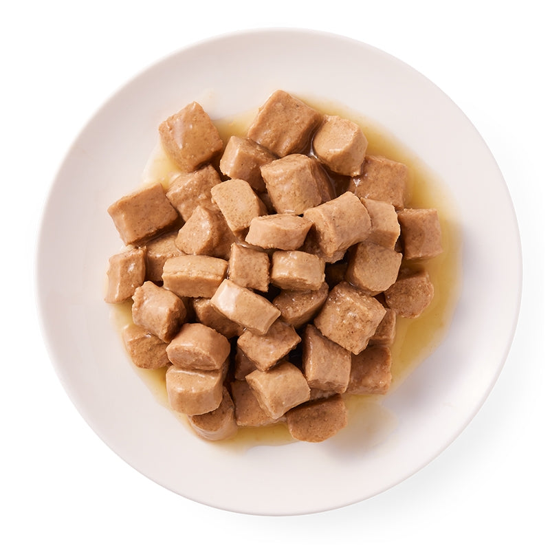 Bio-Hühnchenhappen in Soße mit Brennnesseln für Hunde - 820 g - Yarrah