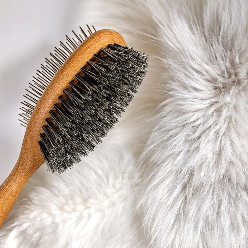 Brosse 2 en 1 pour chien et chat - La droguerie écologique