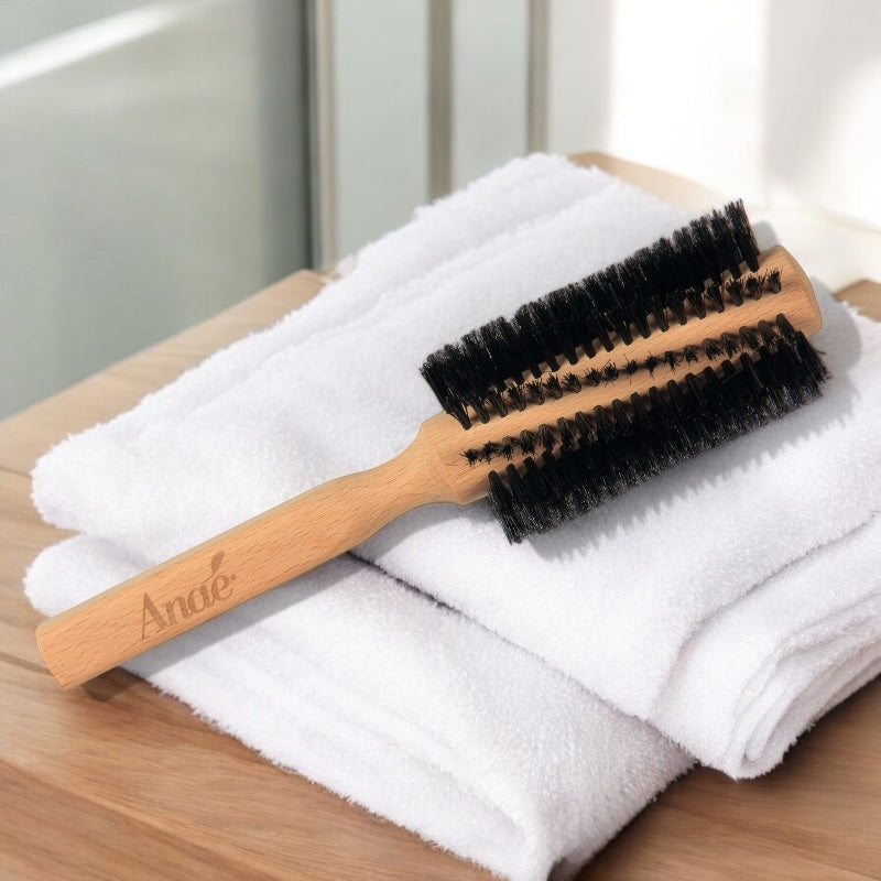 Rundbürste mit Wildschweinborsten - Anaé