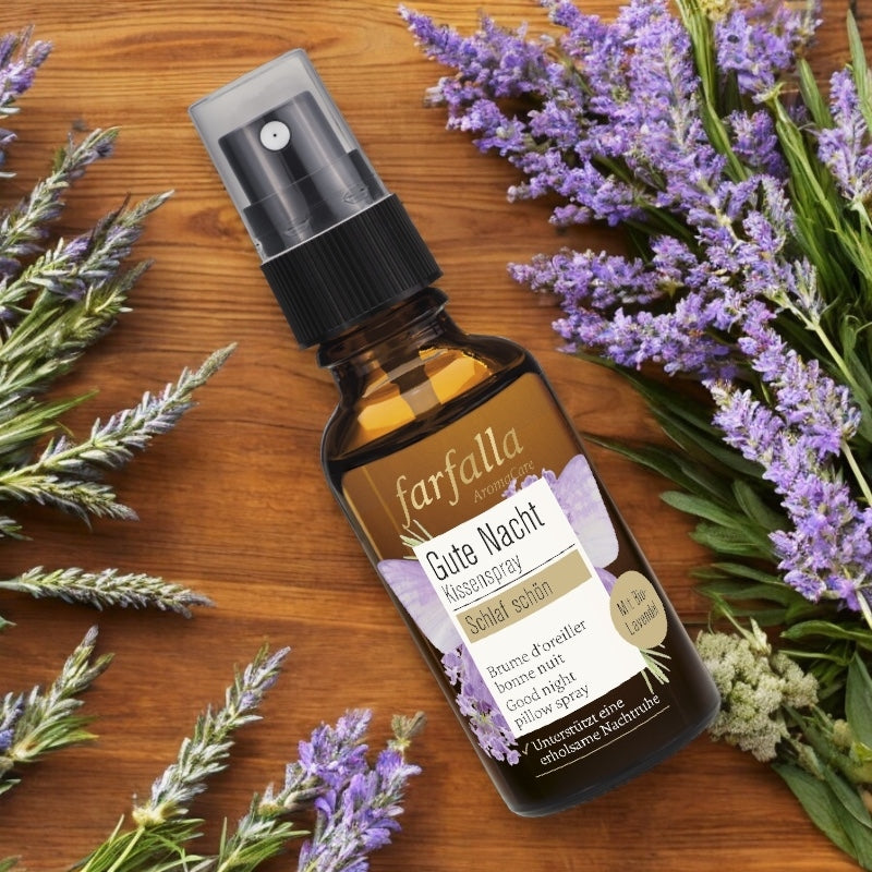 Brume d'oreiller bonne nuit BIO lavande - 30ml - Farfalla