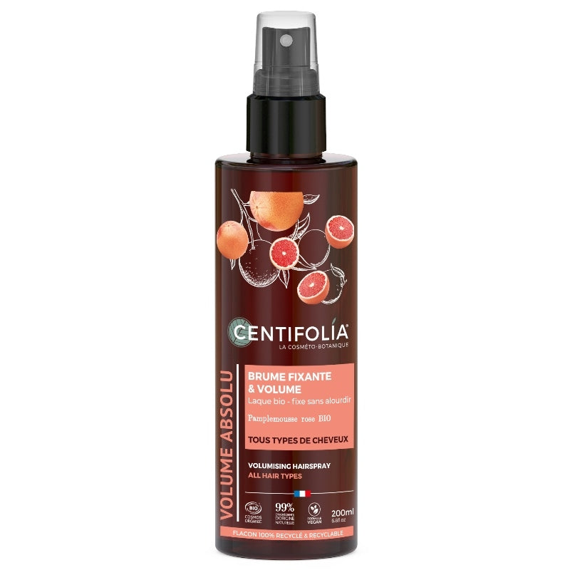Brume fixante & volume BIO pamplemousse rose - 200ml - Centifolia