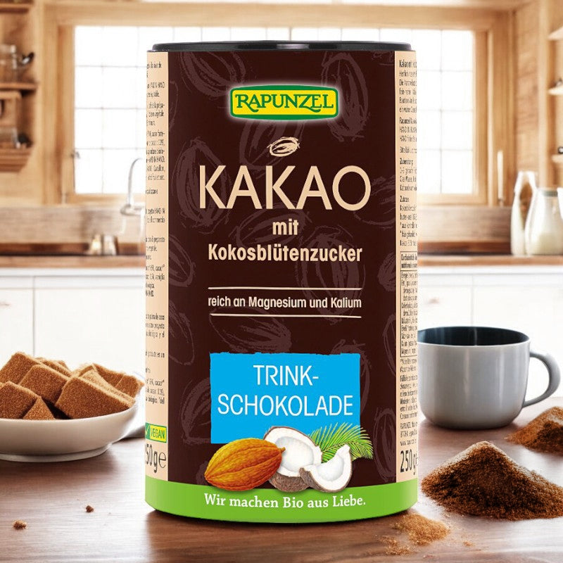 Cacao au sucre de fleur de noix de coco BIO - 250g - Rapunzel