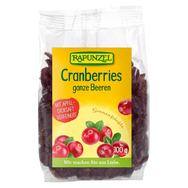 Bio-getrocknete Cranberries - 100 g - Rapunzel