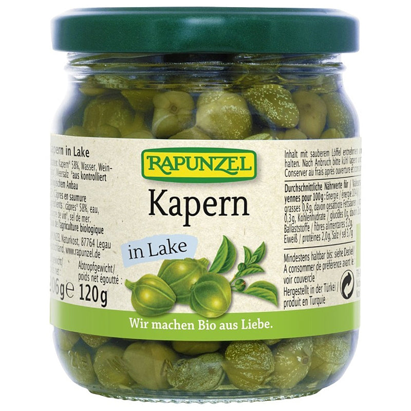 Câpres en saumure BIO - 206g - Rapunzel