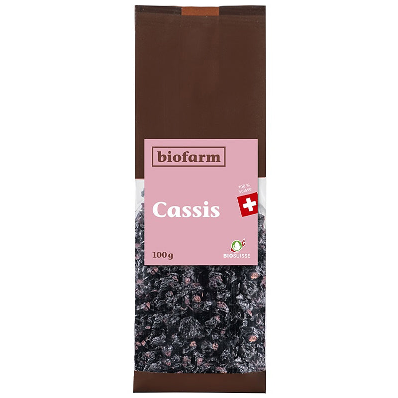 Cassis séché suisse BIO - 100g - Biofarm