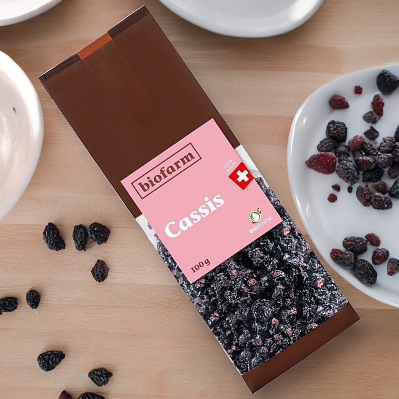 Cassis séché suisse BIO - 100g - Biofarm