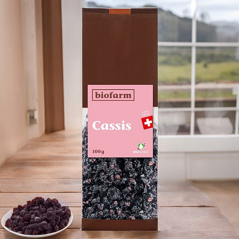 Cassis séché suisse BIO - 100g - Biofarm