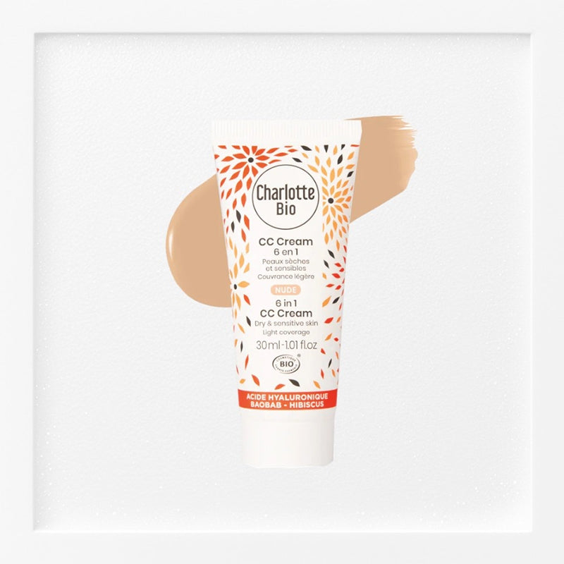 CC cream 6 en 1 nude BIO - 30ml - Charlotte Bio