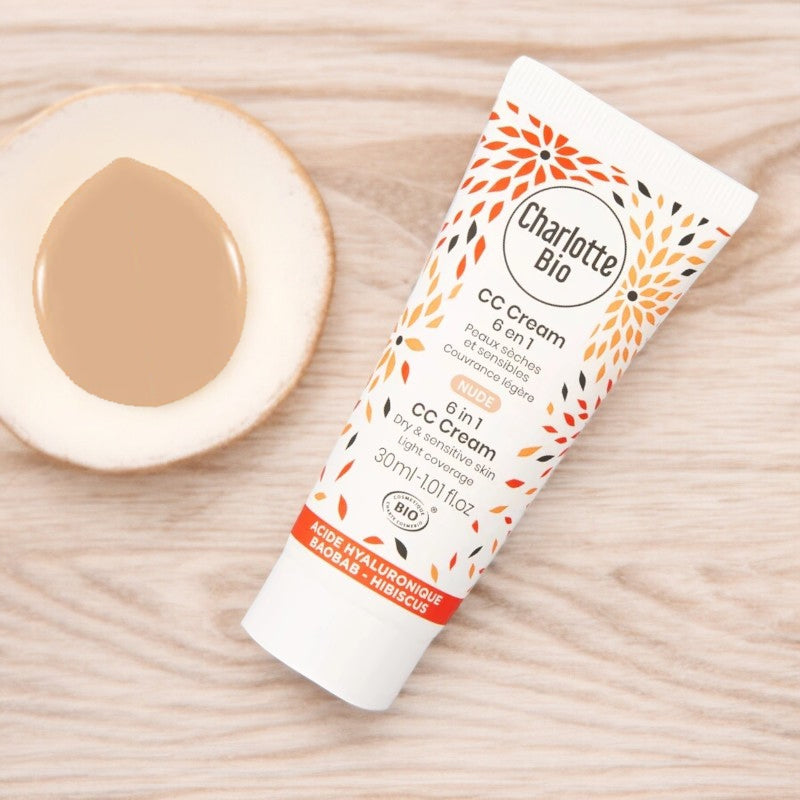 CC cream 6 en 1 nude BIO - 30ml - Charlotte Bio