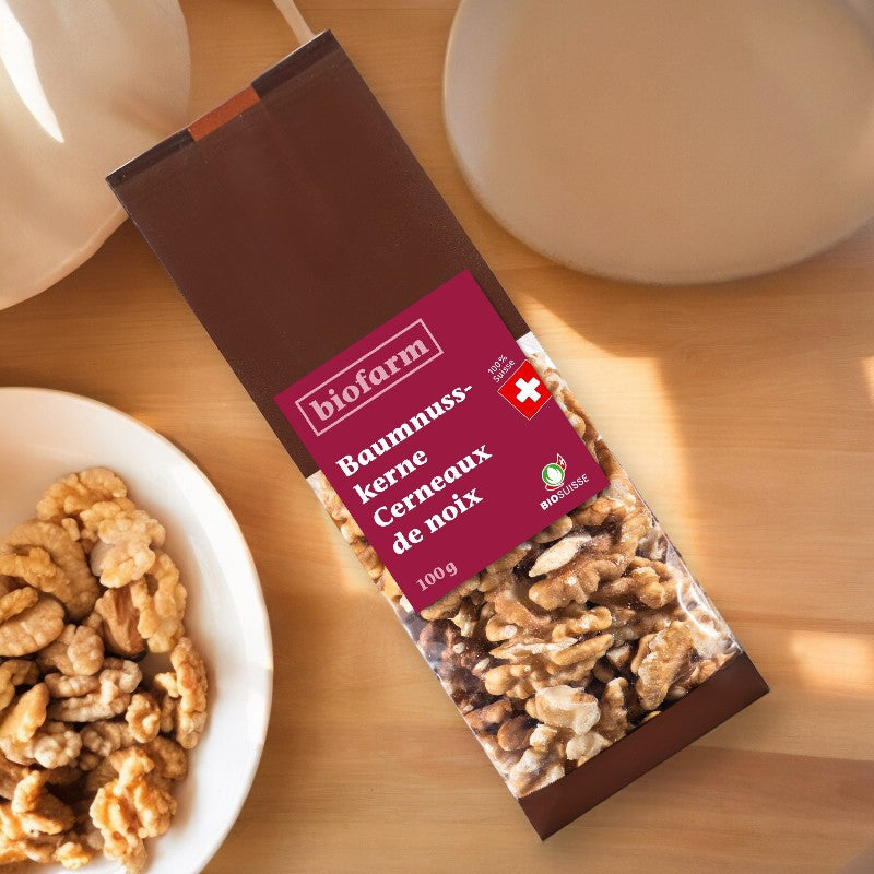 Bio-Schweizer Walnusskerne – 100 g – Biofarm