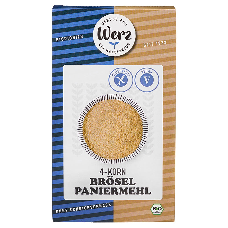 Bio-4-Korn-Paniermehl – ​​200 g – Werz
