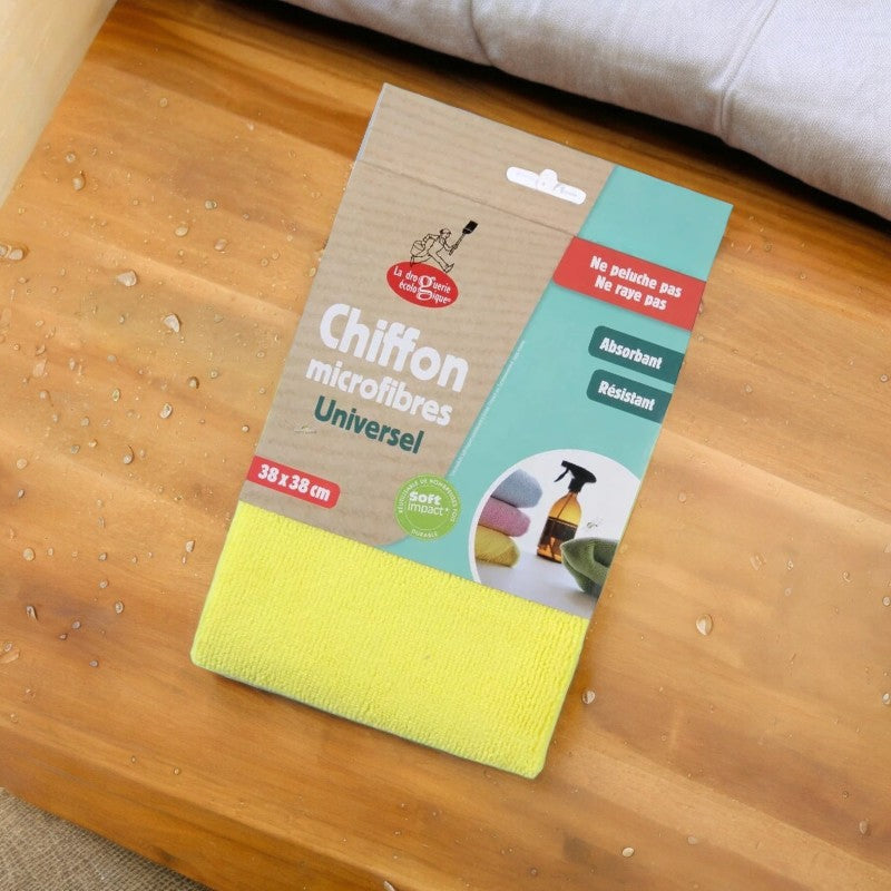 Universelles gelbes Mikrofasertuch – Die umweltfreundliche Drogerie