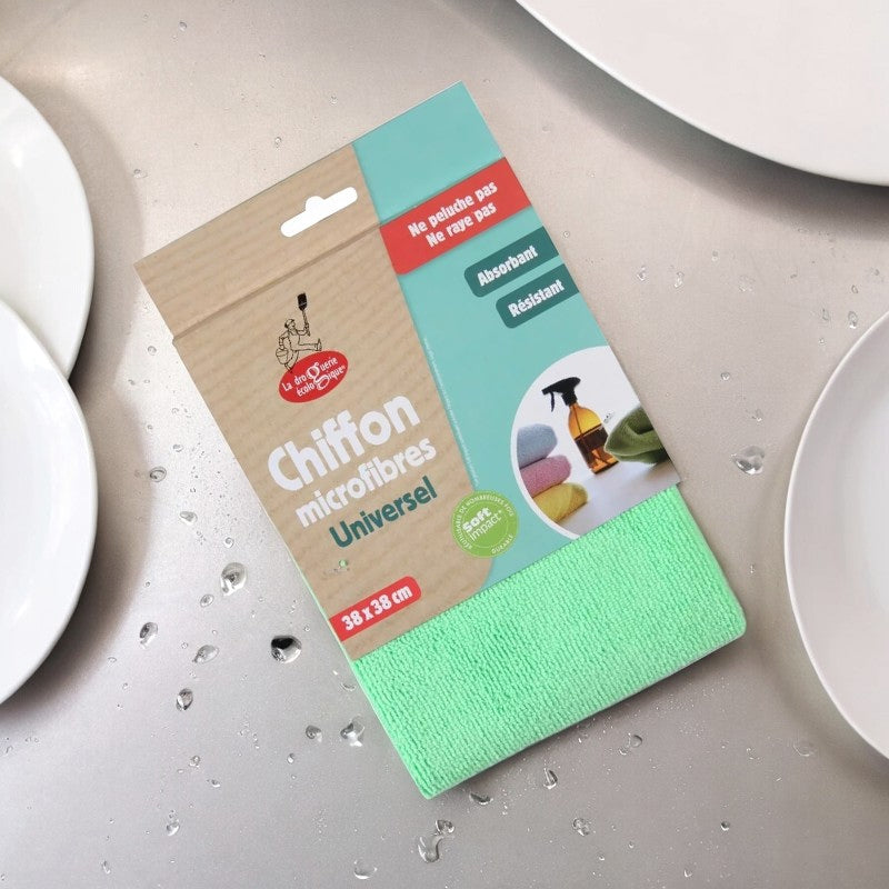 Universelles grünes Mikrofasertuch – Die umweltfreundliche Drogerie