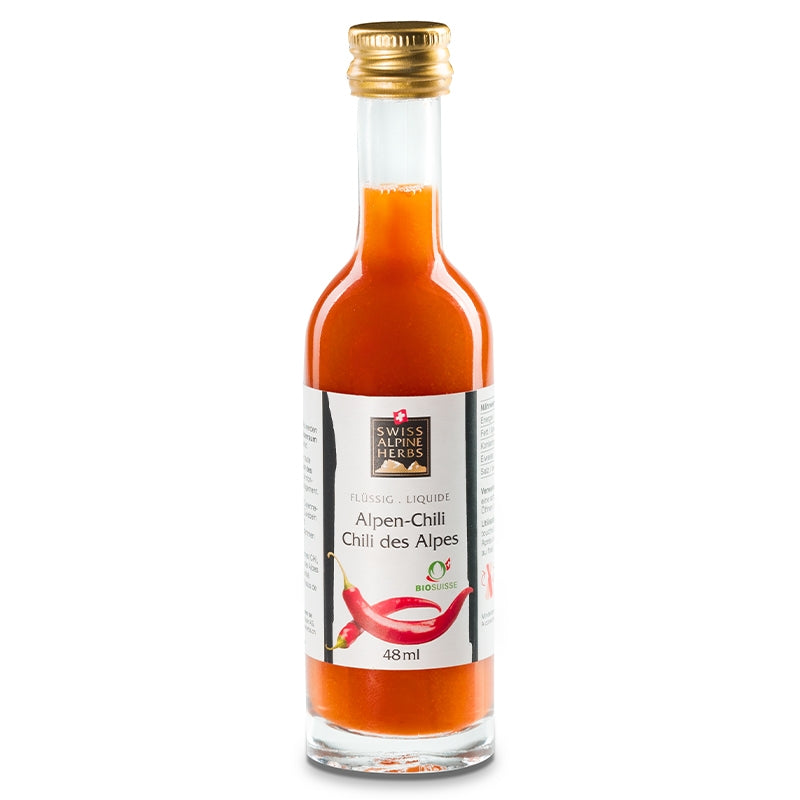 Chili des Alpes liquide BIO - 48ml - Swiss Alpine Herbs