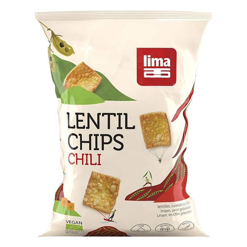 Bio-Chili-Linsenchips – 90 g – Lima