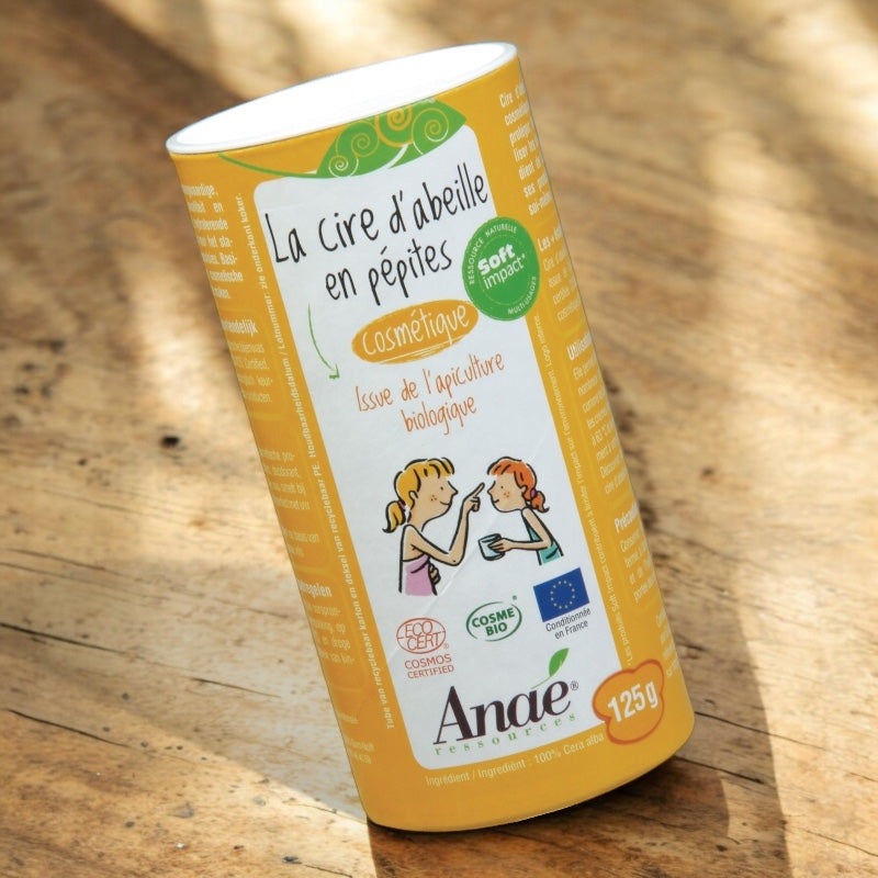 Cire d'abeille cosmétique en pépites BIO - 125g - Anaé