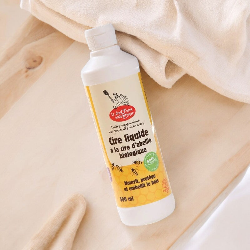Cire liquide a la cire d abeille bio 500 ml la droguerie ecologique 3