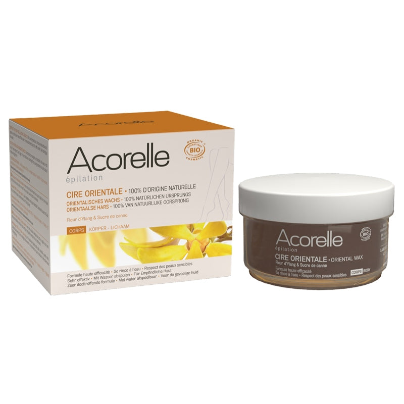 Bio-Zuckerwachs auf orientalischer Basis mit Streifen – Körperhaarentfernung – 300 g – Acorelle