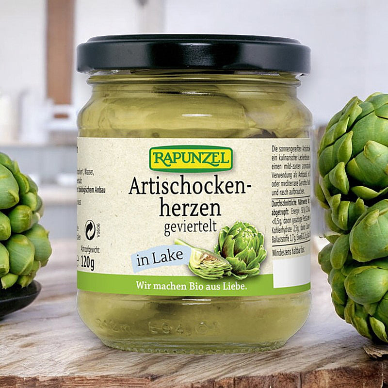Bio-Artischockenherzen in Salzlake - 200 g - Rapunzel