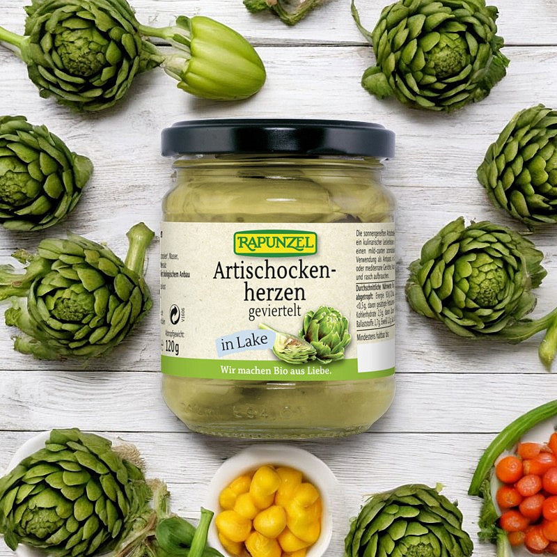 Bio-Artischockenherzen in Salzlake - 200 g - Rapunzel
