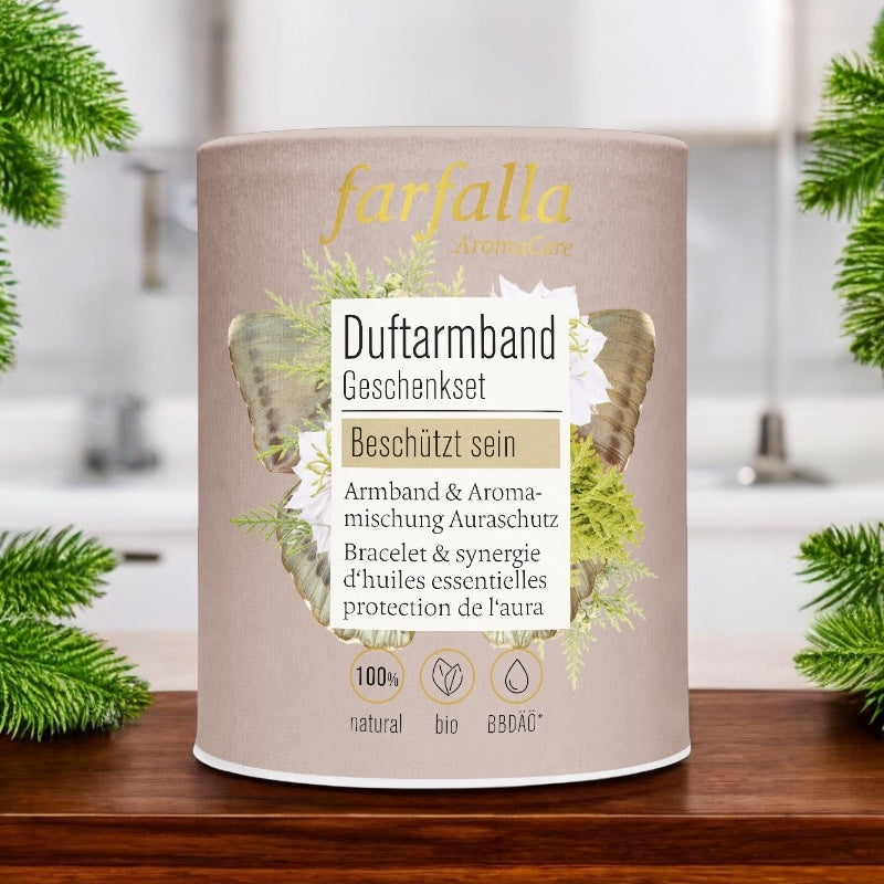Coffret cadeau bracelet parfumé Protection de l'aura - Farfalla