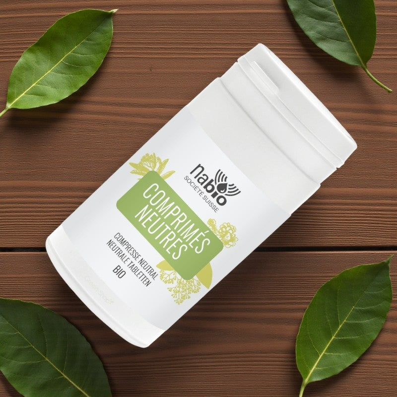 Neutrale Tabletten für ätherische Bio-Öle – 60 Tabletten – Nabio