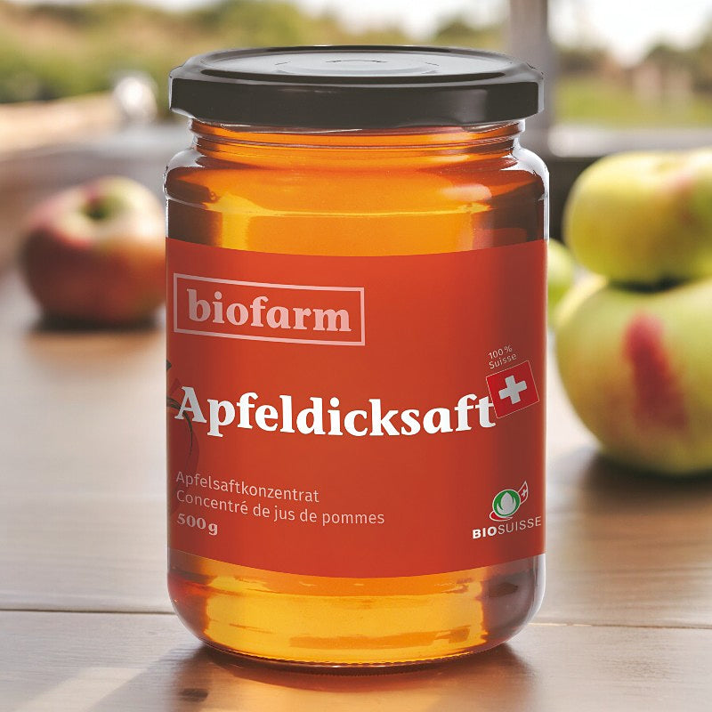 Bio-Apfelsaftkonzentrat aus der Schweiz – 500 g – Biofarm