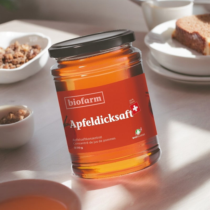 Concentré de jus de pommes suisse BIO - 850g - Biofarm