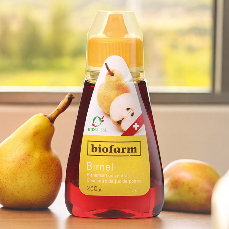 Bio-Birnenkonzentrat aus der Schweiz – 250 g – Biofarm