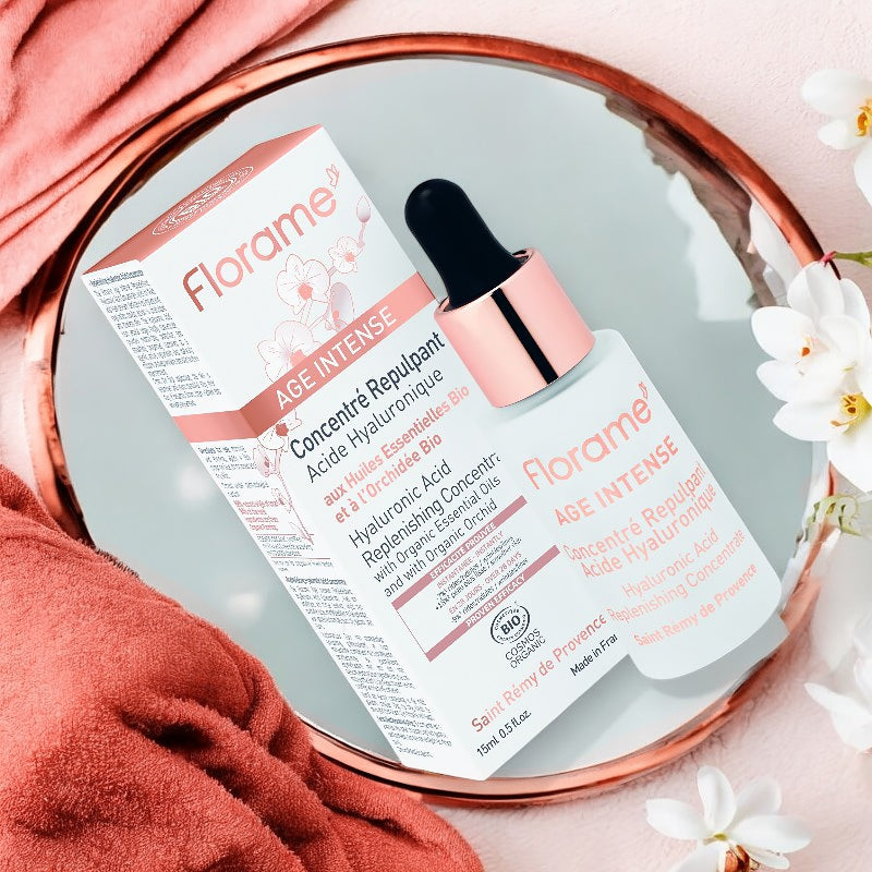 Bio-Aufpolsterungskonzentrat mit Hyaluronsäure und Orchidee – 15 ml – Florame