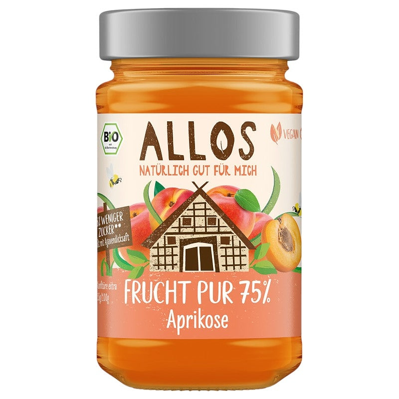 Bio-Aprikosenmarmelade – 250 g – Allos