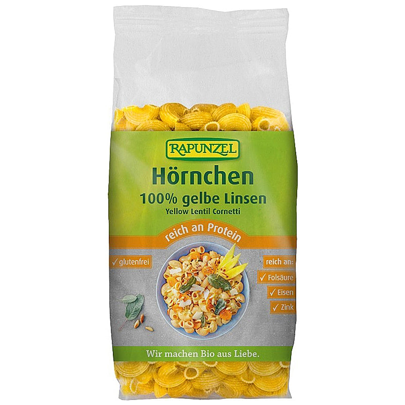 Bio-Nudeln aus gelben Linsen – 300 g – Rapunzel
