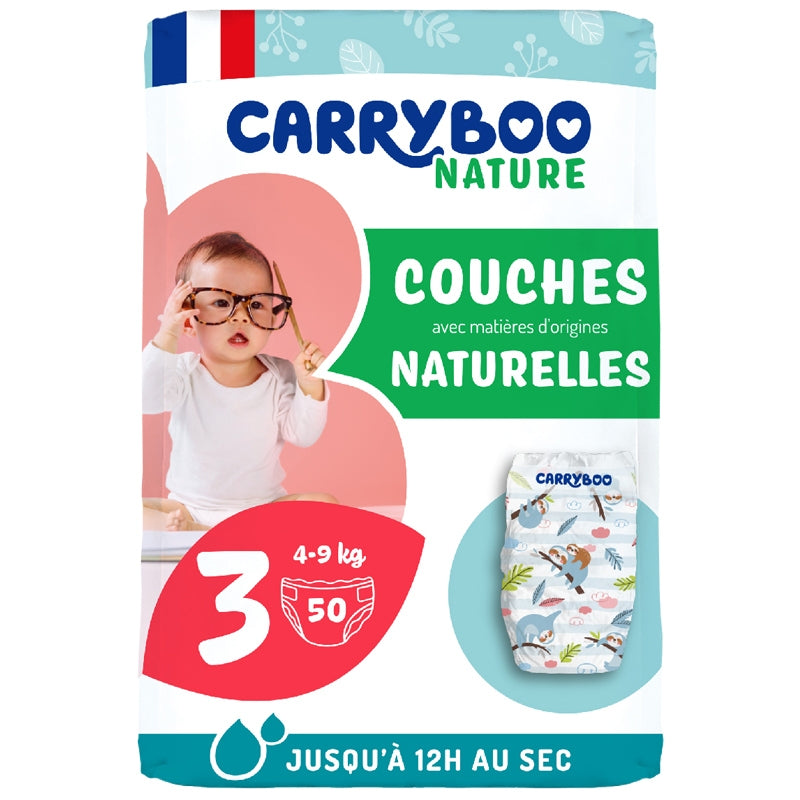 Windeln Größe 3 – 4–9 kg – 50 Stück – Carryboo