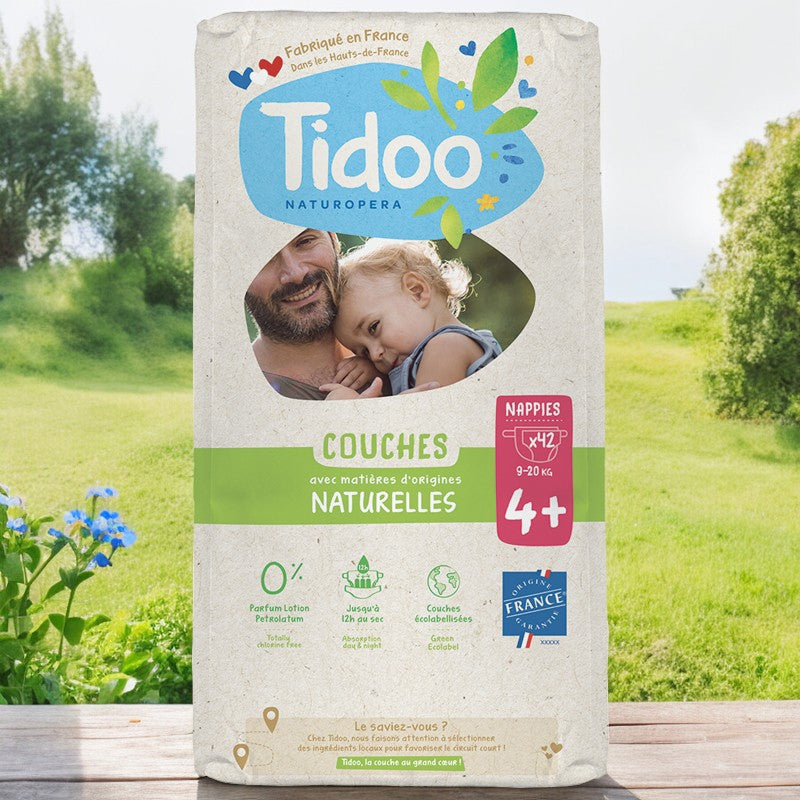 Couches taille 4 l 9 20 kg 42 pieces tidoo 3