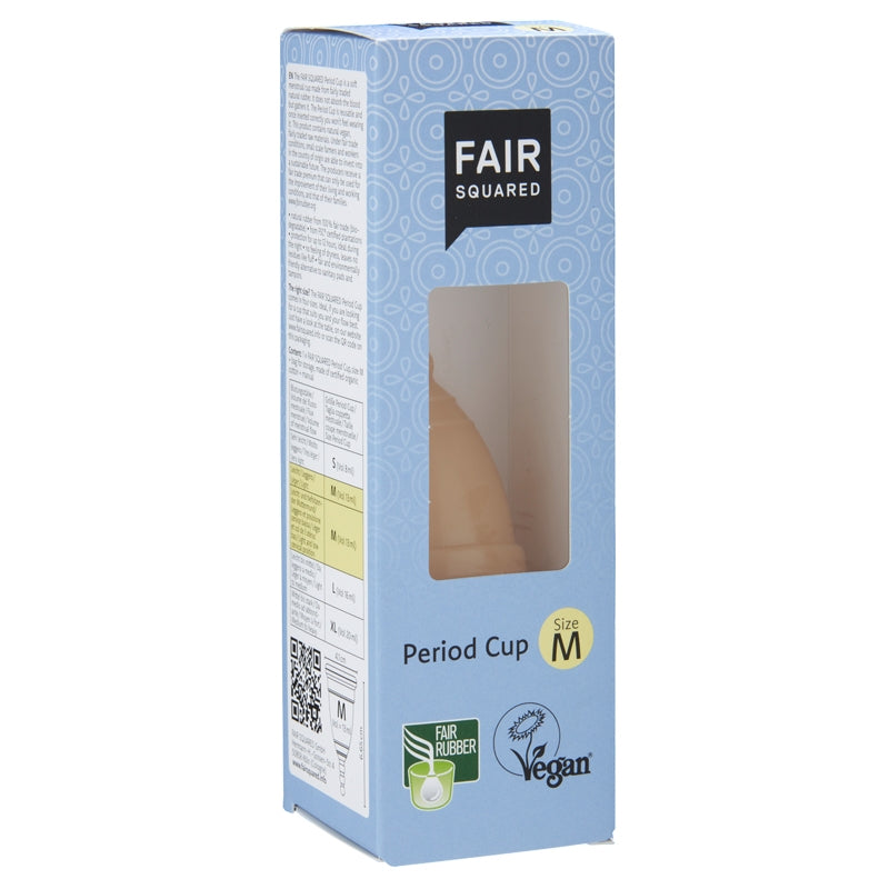 Menstruationstasse mittlerer Größe aus Naturkautschuk - Fair Squared