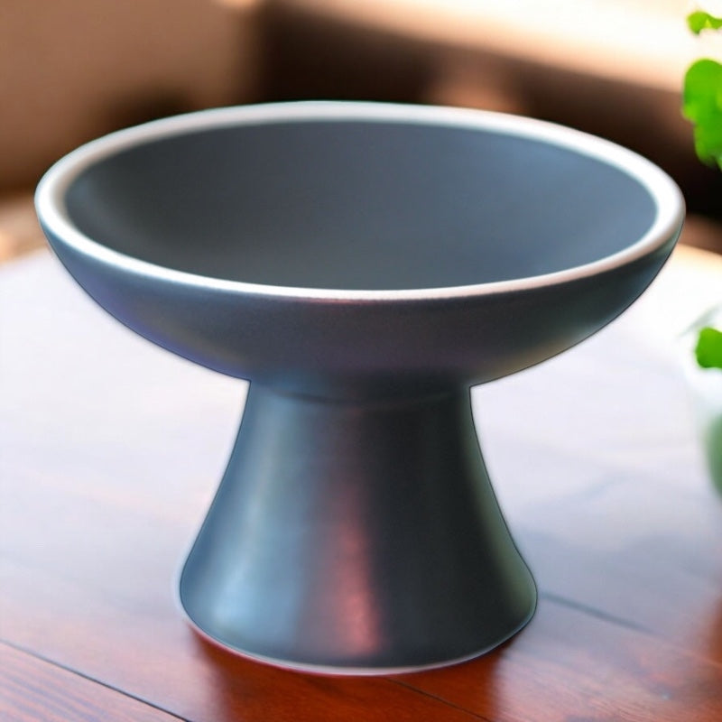 Coupe pour brûler en terre cuite vitrifiée noire - Farfalla