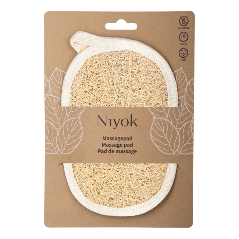 Luffa- und Baumwoll-Massagekissen - Niyok