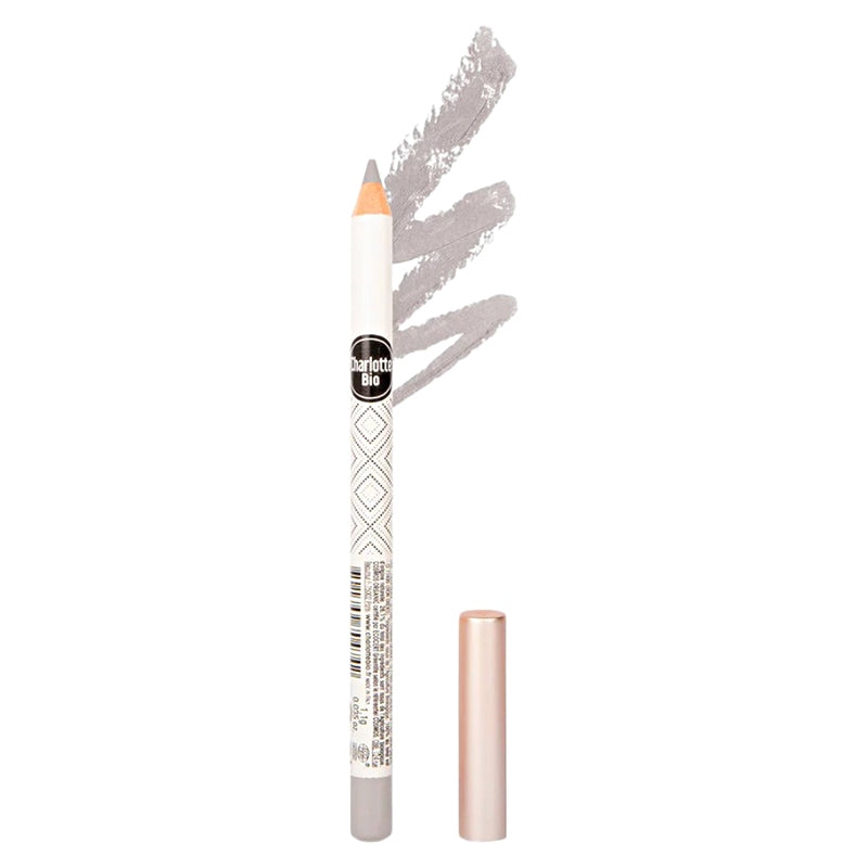 Crayon yeux longue tenue gris argenté BIO - 1.1g - Charlotte Bio