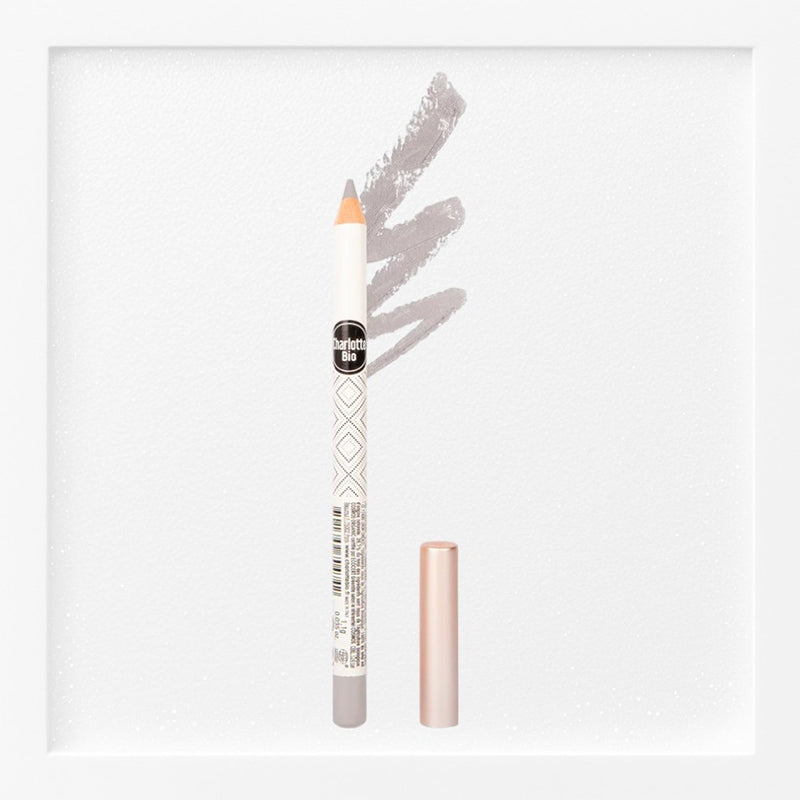 Crayon yeux longue tenue gris argenté BIO - 1.1g - Charlotte Bio