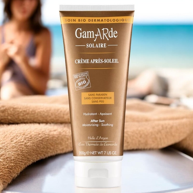 Bio-After-Sun-Creme mit Arganöl und Thermalwasser – 200 g – Gamarde